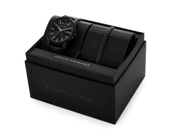 Подарочный набор: часы наручные мужские с браслетом, 78618, изображение 5