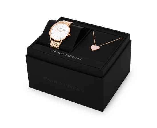 Подарочный набор: часы наручные женские с подвеской, 78616, изображение 5