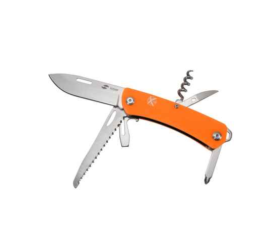 Нож перочинный, 103 мм, 10 функции, 441244, Цвет: оранжевый, изображение 2