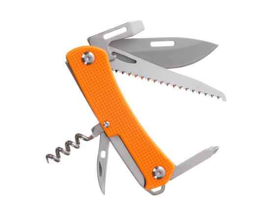 Нож перочинный, 103 мм, 10 функции, 441244, Цвет: оранжевый, изображение 4