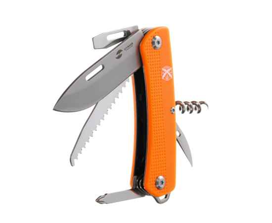 Нож перочинный, 103 мм, 10 функции, 441244, Цвет: оранжевый, изображение 3
