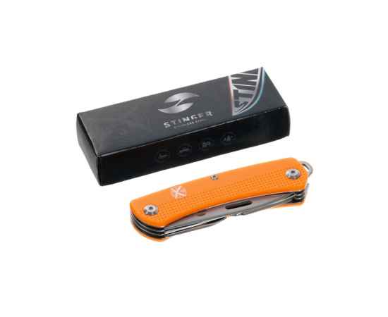 Нож перочинный, 103 мм, 10 функции, 441244, Цвет: оранжевый, изображение 9