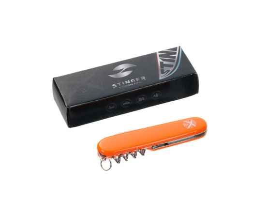 Нож перочинный, 90 мм, 4 функции, 441238, Цвет: оранжевый, изображение 9