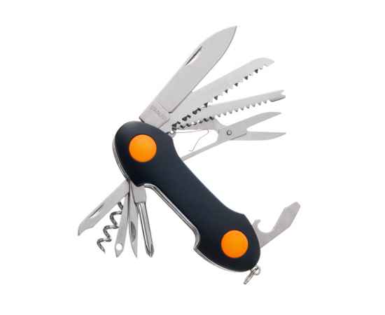 Нож перочинный, 96 мм, 15 функций, 441230, Цвет: черный,оранжевый, изображение 4