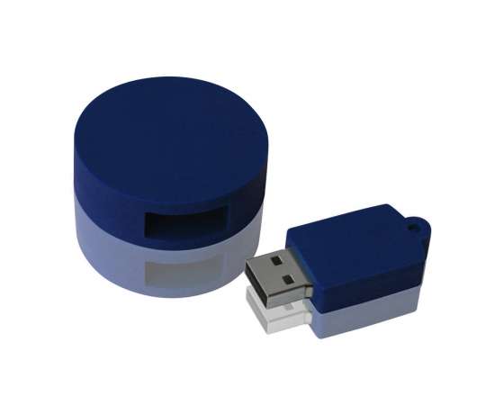 Флешка PVC045 (темно-синий) с чипом 64 гб