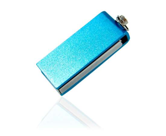 Флешка MN002 (лазурно-голубой) с чипом 128 гб, Размер: 34*13*6