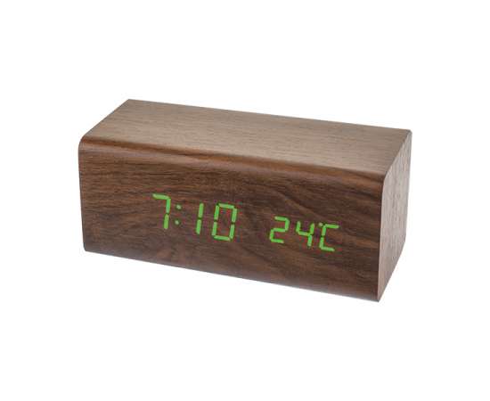 Perfeo LED часы-будильник 'Block', PF-S718T время, температура (PF_A4198)