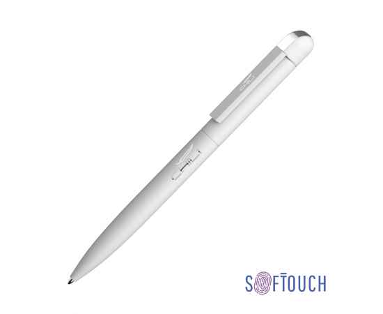 Ручка шариковая 'Jupiter', покрытие soft touch, белый, Цвет: белый