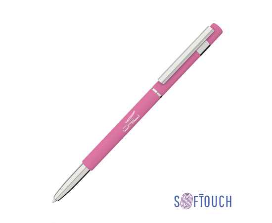 Ручка шариковая 'Star', покрытие soft touch, розовый, Цвет: розовый