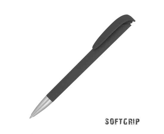 Ручка шариковая JONA SOFTGRIP M, черный#, черный, Цвет: черный