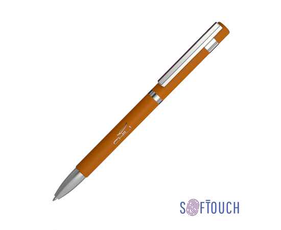 Ручка шариковая 'Mars', покрытие soft touch, оранжевый, Цвет: оранжевый
