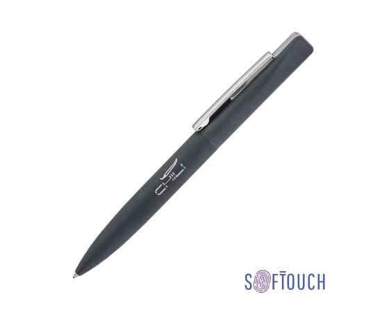 Ручка шариковая 'Mercury', покрытие soft touch, антрацит, Цвет: антрацит