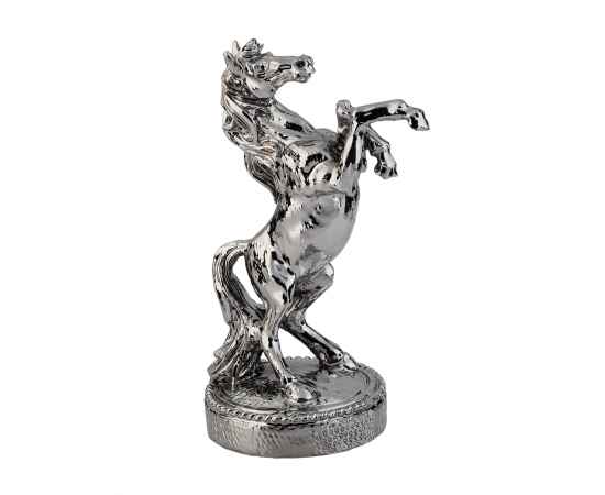 Статуэтка 'Конь в серебре', серебристый, Цвет: серебристый