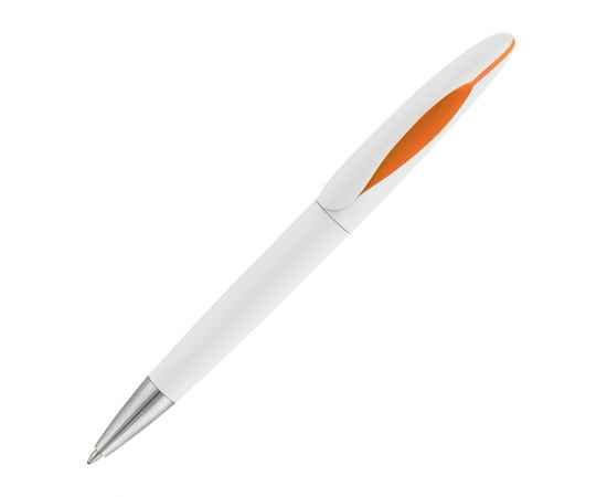 Ручка шариковая 'Sophie', белый с оранжевым, Цвет: белый с оранжевым