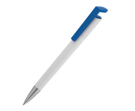 Ручка шариковая 'Chuck', белый с синим, Цвет: белый с синим