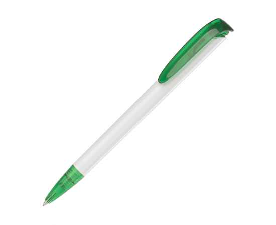 Ручка шариковая JONA T, белый/оранжевый прозрачный#, белый с зеленым, Цвет: белый с зеленым