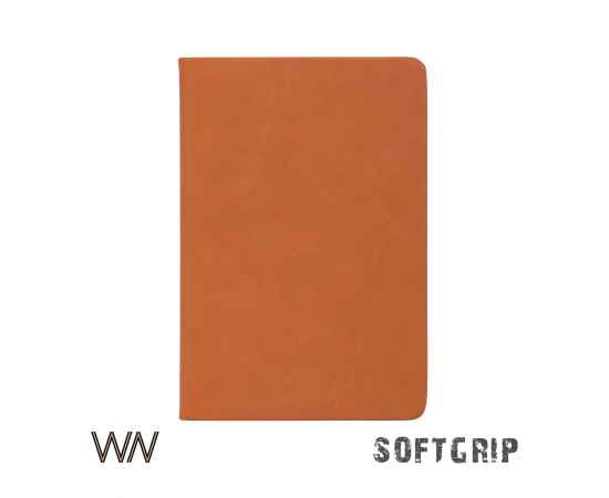 Ежедневник недатированный 'Флоренция', А5, покрытие soft grip, оранжевый OG_3811-10, Цвет: оранжевый