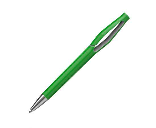 Ручка шариковая 'Jack', оранжевый/серебро, зеленый, Цвет: зеленый