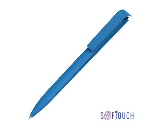 Ручка шариковая TRIAS SOFTTOUCH, голубой, Цвет: голубой