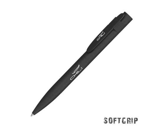 Ручка шариковая 'Lip SOFTGRIP', черный, Цвет: черный