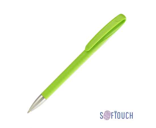 Ручка шариковая BOA SOFTTOUCH M, покрытие soft touch, зеленое яблоко, Цвет: зеленое яблоко