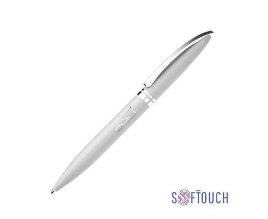 Ручка шариковая 'Rocket', покрытие soft touch, белый, Цвет: белый