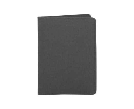 Обложка для паспорта и кредиток с RFID - защитой от считывания данных, черный, Цвет: черный