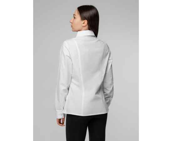 Рубашка женская с длинным рукавом Collar, белая , размер 42; 158-164, Цвет: белый, Размер: 42 / 158-164, изображение 5