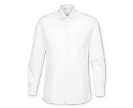 Рубашка мужская с длинным рукавом Collar, белая, размер 42; 176, Цвет: белый, Размер: 42 / 176, изображение 2