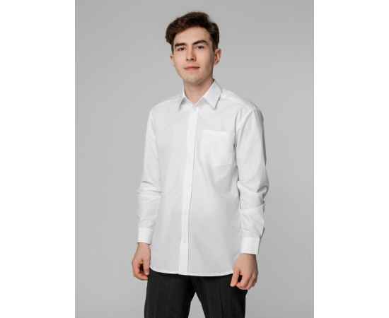 Рубашка мужская с длинным рукавом Collar, белая, размер 42; 176, Цвет: белый, Размер: 42 / 176, изображение 6