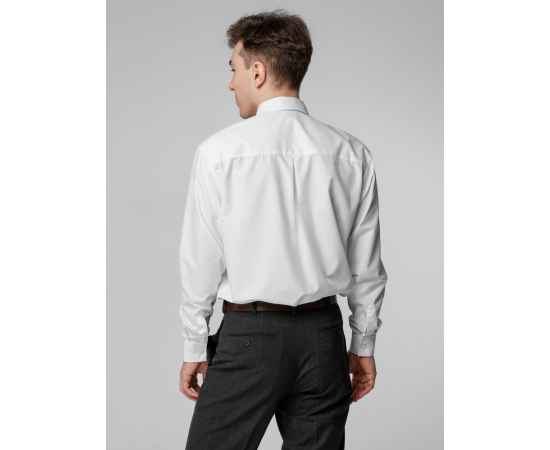 Рубашка мужская с длинным рукавом Collar, белая, размер 42; 176, Цвет: белый, Размер: 42 / 176, изображение 5