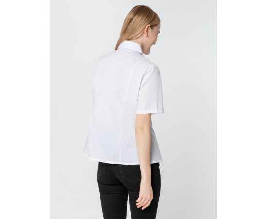 Рубашка женская с коротким рукавом Collar, белая , размер 42; 158-164, Цвет: белый, Размер: 42 / 164, изображение 5