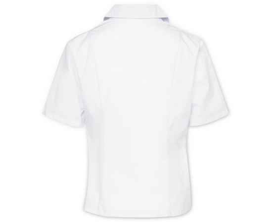 Рубашка женская с коротким рукавом Collar, белая , размер 42; 158-164, Цвет: белый, Размер: 42 / 164, изображение 4