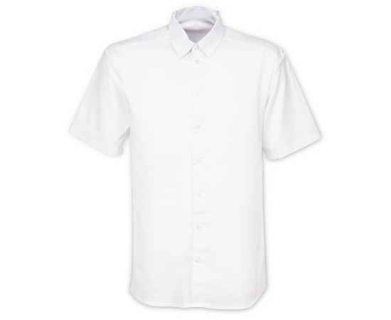 Рубашка мужская с коротким рукавом Collar, белая, размер 42; 176, Цвет: белый, Размер: 42 / 176, изображение 2