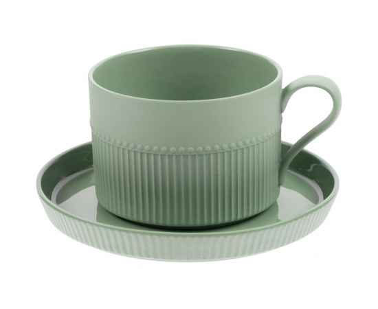 Чайная пара Pastello Moderno, зеленая, Цвет: зеленый, Объем: 250