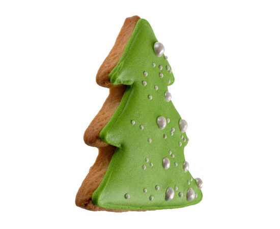 Печенье «Елка», зеленое, Цвет: зеленый, изображение 2