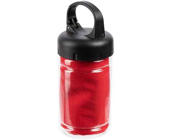 Охлаждающее полотенце Frio Mio в бутылке, красное, Цвет: красный