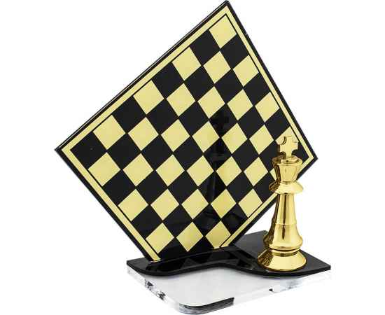 Акриловая награда Шахматы, 19 (черный), изображение 2