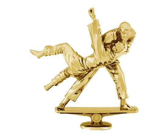 2306-120 Фигура Дзюдо, золото, изображение 2