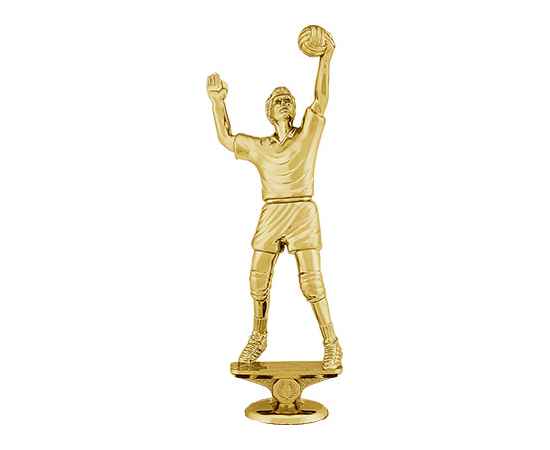 2307-155 Фигура Волейбол, золото, изображение 2