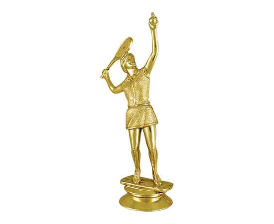 2309-100 Фигура Большой теннис жен, золото, Цвет: Золото, изображение 2