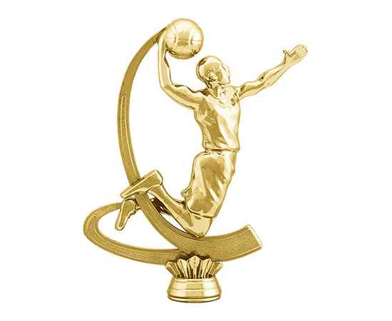 2315-145 Фигура Баскетбол, золото, Цвет: Золото, изображение 2