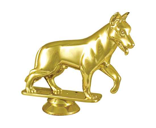 2336-090 Фигура Собака, золото, Цвет: Золото, изображение 2