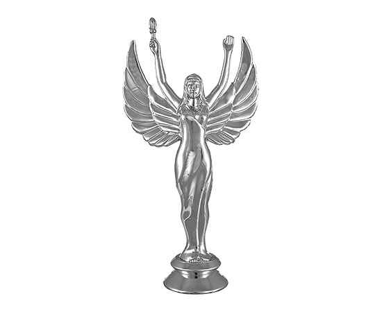 2361-100 Фигура Ника с факелом, серебро, Цвет: серебро, изображение 2
