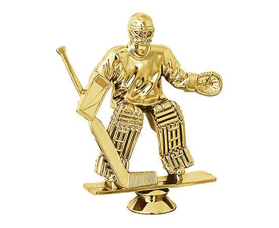 2381-101 Фигура Хоккей, золото, Цвет: Золото, изображение 2