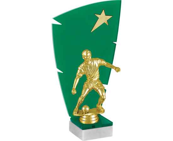 Акриловая награда Футбол, 23 (зеленый), изображение 2