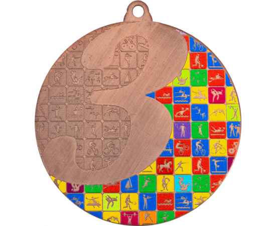 3614-071 Медаль Иствуд с УФ печатью, бронза, Цвет: Бронза, изображение 2