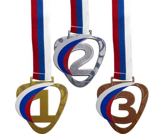 3654-132 Комплект медалей Зореслав 70мм (3 медали), изображение 2