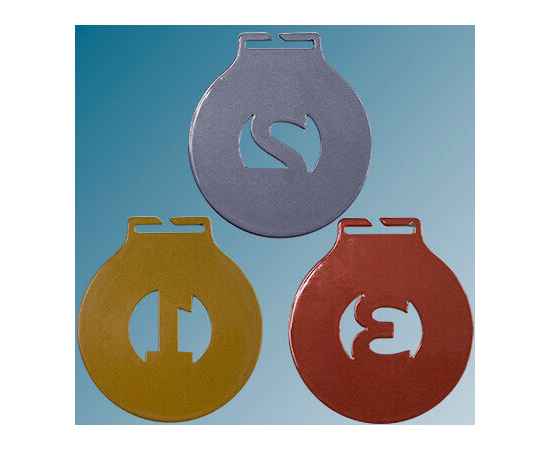 Комплект медалей Милодар 1,2,3 место с сублимац.лентами 1-а сторона, изображение 6
