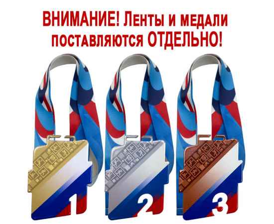 3656-001 Комплект медалей Родослав 80мм (3 медали), изображение 3